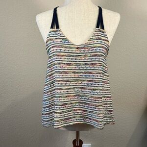 Honey Punch Multicolor Striped Camisole SZ S